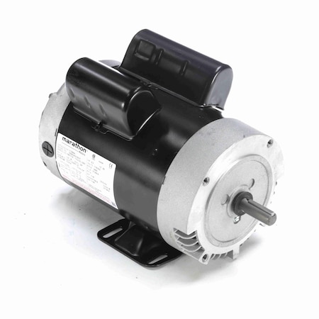 Leeson General Purpose Motor, 3 HP, 1 phase, 3600 RPM, 230 V, 56H Frame, ODP C1270A